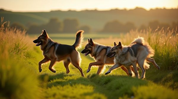 Chiots chien-loup tchécoslovaque élevés en famille à Lure